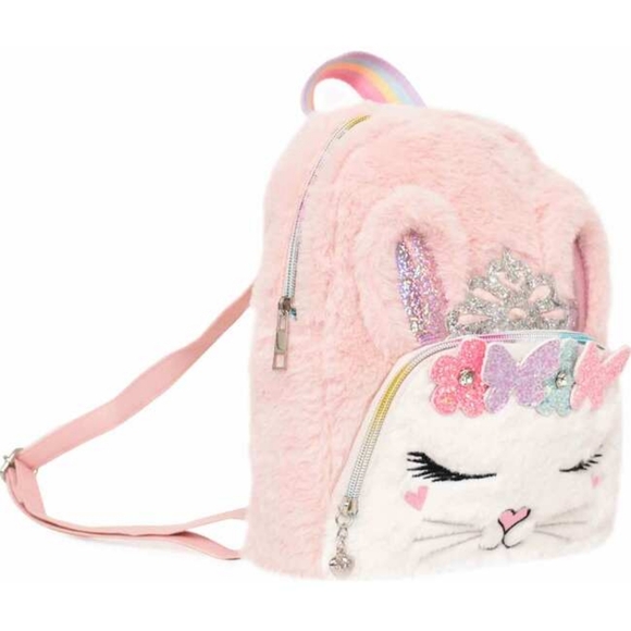 Miss Gwen's OMG Kiki Bunny Princess w Butterfly Crown Push Pink Backpack  NWT - Picture 2 of 16